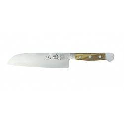 Couteau de cuisine Santoku Güde Alpha Olive 18 cm.