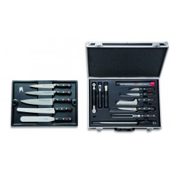 Dick Plaza with 15 pieces, Chef case, Chef knife case