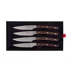 ICEL - Steak knife set, 4 pcs with rosewood handle