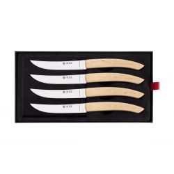 ICEL - 4 pcs steak knife set, with Maple handle