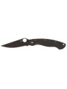 Spyderco Military knife, Total Black tactical knife C36GPBK2, Military folding knives.