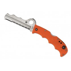 Spyderco Rescue Assist Orange knife C79PSOR, Combination knife, rescue knife.