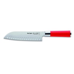 Coltello da chef santoku alveolato 18 cm Dick red spirit.