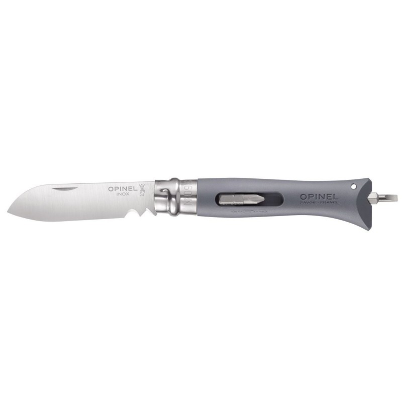 Coltello Opinel n.9 inox Edizione Bricolage “Gris”. (Opinel pocket knife /Opinel Inox)