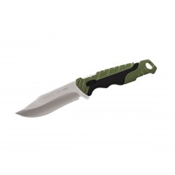 Buck Pursuit Small Green 0658GRS, full tang, survival knife.