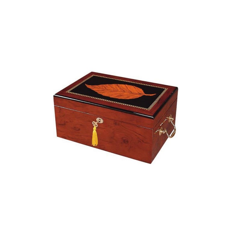 Quality Importers deauville cigar Humidor for 100 cigars, wooden table  Humidor