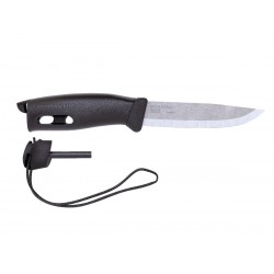 Morakniv Companion Spark schwarzes Messer, hergestellt in Schweden