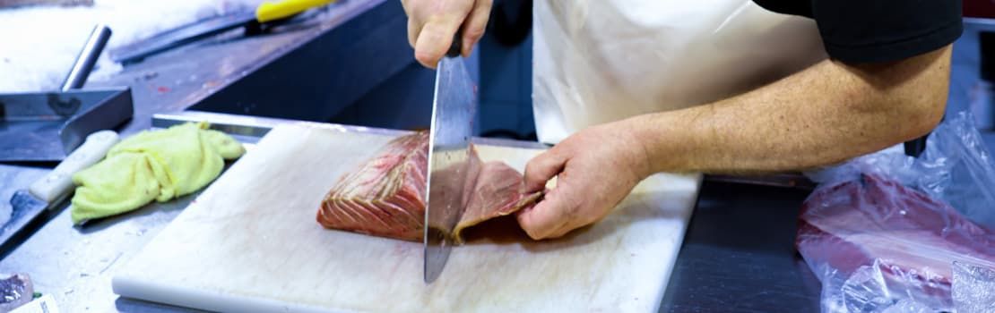 Filetiermesser für Fisch oder Fleisch, siehe unsere Filetmesser